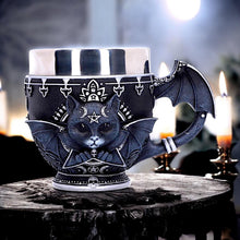 Load image into Gallery viewer, Nemesis Now Pinkys Up Cult Cuties Malpuss Cup – 11cm Gothic Collectible