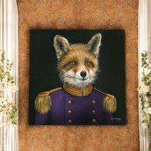 Load image into Gallery viewer, DAPPER FELIX Ceramic Art Tile Bree Merryn 20x20cm | Animal Portrait Decor | Wall Hanging Art Tile