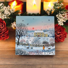 Load image into Gallery viewer, NEARLY HOME Ceramic Art Tile by Jo Grundy, 20x20 cm - Wall-Ready, Perfect Gift Idea