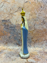 Load image into Gallery viewer, Our Lady of Fatima Resin Statue, Serene Virgin Mary Figurine with Crown, Spiritual Marian Devotion Decor, Catholic Icon for Peace and Prayer-OsirisTradingUK