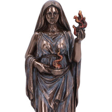 Load image into Gallery viewer, Hestia Goddess of Home and Hearth Bronze Figurine – Mythology Statue 15cm