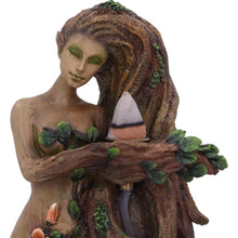Load image into Gallery viewer, Lady Earth Tree Spirit Backflow Incense Burner | Forest Protector Incense Holder