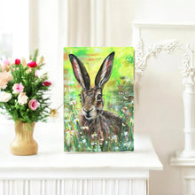 Load image into Gallery viewer, DAWN VIGIL HARE Ceramic Art Tile by Pankhurst Gallery 30x20cm - Ready to Hang