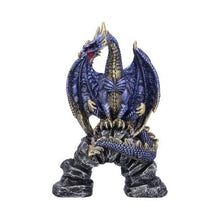 Load image into Gallery viewer, Hand-Painted Resin Dragon Figurine – Gothic Fantasy Decor | Mythical Creature Collectible Statue