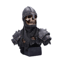Load image into Gallery viewer, Gothic Skeleton Knight Bust Medieval Statue Decor Skull Figurine Fantasy Ornament