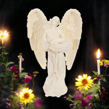 Load image into Gallery viewer, Angel Figurine Tea Light Holder Fantasy Art Ornament Home Decor Divine Statue