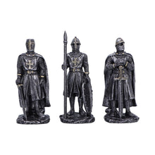 Load image into Gallery viewer, Crusader Knights of the Realm Gothic Figurines Medieval Warrior Statue Templar