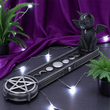 Load image into Gallery viewer, Gothic Malpuss Cat Incense Stick Holder Cult Cutie vampire Witchy Altar Decor