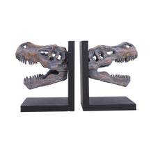 Load image into Gallery viewer, Tyrannosaurus Rex Skull Bookends Dinosaur Skeleton Display Jurassic Decor
