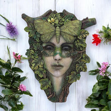 Load image into Gallery viewer, Celtic Goddess Tree Spirit Wall Plaque Mystical Garden Decor Spiritual Ornament
