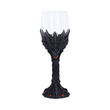 Laden Sie das Bild in den Galerie-Viewer, Dragon Goblet Gothic Fantasy Wine Glass Medieval Chalice Halloween Drinkware