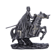 Load image into Gallery viewer, Crusader Templar Warrior Statue Horseback Knight Figurine Medieval Ornament