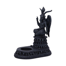 Load image into Gallery viewer, Exclusive Baphomet's Devotion Tea Light Holder – 17cm Gothic Occult Candle Holder