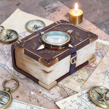 Load image into Gallery viewer, Spell Book Trinket Box Gothic Wiccan Witchcraft Jewellery Keepsake Ornament