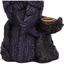 Laden Sie das Bild in den Galerie-Viewer, Gothic Raven Incense Burner Mystical Backflow Cone Holder Dark Halloween Art