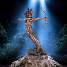 Load image into Gallery viewer, Medusa’s Wrath Bronzed Figurine | Greek Mythology Statue with Bow & Serpents | Nemesis Now Collectible, New & Boxed