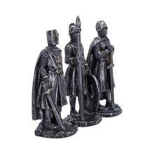 Load image into Gallery viewer, Crusader Knights of the Realm Gothic Figurines Medieval Warrior Statue Templar