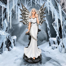 Load image into Gallery viewer, Gothic Fairy Dragon Figurine White Fantasy Statue Butterfly Wings Gothic Ornament