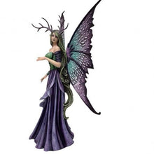 Load image into Gallery viewer, Large Spring Fairy with Antlers Sculpture Statue Amy Brown Figure Ornament Pagan