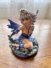 Load image into Gallery viewer, Enchanted Pisces Zodiac Fairy Figurine - Mystical Astrology Resin Statue, Nautical Fantasy Decor, Celestial Water Sign Collectible-OsirisTradingUK
