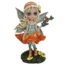 Laden Sie das Bild in den Galerie-Viewer, Enchanted Butterfly Fairy Mythical Statue Fantasy Figurine Home Decor Ornament Fairy Figurine Statue