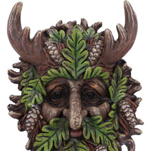 Load image into Gallery viewer, Autumn Horned Forest Spirit Ornament Woodland Pagan Plaque Wiccan Decor