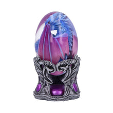 Load image into Gallery viewer, Water Baby Dragon Egg Figurine - Mystical Resin Statue Fantasy Ornament 12cm