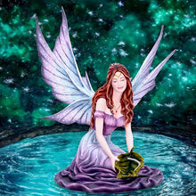 Charger l'image dans la galerie, Enchanted Fairy Figurine Mystical Statue Elegant Fantasy Ornament Home Decor