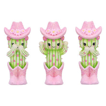 Load image into Gallery viewer, Three Wise Cactus Figurines Cute Novelty Ornament See Hear Speak Evil Decor