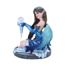 Load image into Gallery viewer, Enchanting Blue Azura Crystal Fairy Statue - Elemental Fantasy Decor 8.3cm