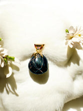 Load image into Gallery viewer, Natural Tumbled Tourmaline Pendant - 2.5cm/3cm Average - Protective Healing Crystal Gemstone Necklace