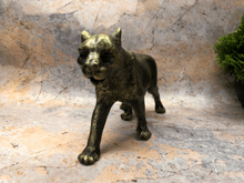 Load image into Gallery viewer, Antique Bronze Effect Panther Sculpture Figurine Solid Metal Statue Ornament-OsirisTradingUK