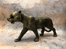 Load image into Gallery viewer, Antique Bronze Effect Panther Sculpture Figurine Solid Metal Statue Ornament-OsirisTradingUK