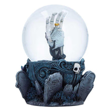 Load image into Gallery viewer, Corpse Bride Emily Hand Snow Globe Tim Burton Licensed Gothic Ornament Art