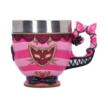 Laden Sie das Bild in den Galerie-Viewer, Alice in Wonderland Cheshire Cat Cup Pinkys Up Mug Fantasy Drinkware Stainless Steel Liner