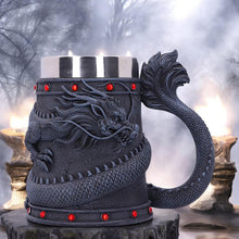 Load image into Gallery viewer, Mythical Gothic Dragon Tankard Fantasy Mug Medieval Viking Drinkware Decor Gift
