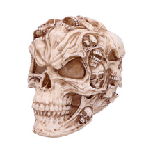 Laden Sie das Bild in den Galerie-Viewer, Gothic Skull of Skulls Ornament James Ryman Halloween Skeleton Horror Statue