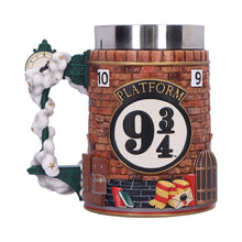 Load image into Gallery viewer, Harry Potter 9 3/4 Hogwarts Express Collectible Tankard Hedwig & Suitcases Mug
