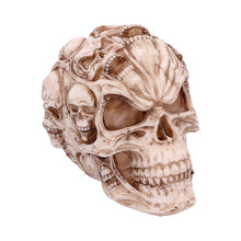 Laden Sie das Bild in den Galerie-Viewer, Gothic Skull of Skulls Ornament James Ryman Halloween Skeleton Horror Statue