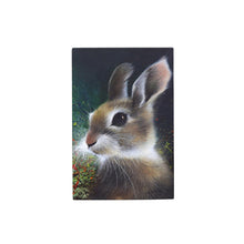 Load image into Gallery viewer, Bunny Ceramic Art Tile by D. Finney | 30x20cm | Wall Decor Ready to Hang