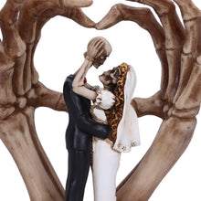 Laden Sie das Bild in den Galerie-Viewer, Gothic Skeleton Wedding Figurine Fantasy Art Decor Romantic Halloween Gift