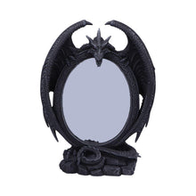 Load image into Gallery viewer, Gothic Dragon Mirror Fantasy Home Decor Figurine Halloween Spooky Free Standing Gift