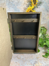 Load image into Gallery viewer, Rustic Vintage Style Mackerel Key Box Handmade from Reclaimed Wood & Metal-OsirisTradingUK
