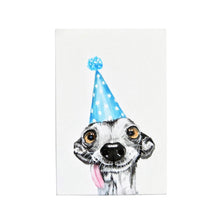Load image into Gallery viewer, Cute Whimsical Italian Greyhound Ceramic Art Tile 20x30 cm Victoria Coleman Dog Lovers