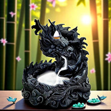 Load image into Gallery viewer, Mystical Dragon Backflow Incense Holder Gothic Smoke Aromatherapy Feng Shui