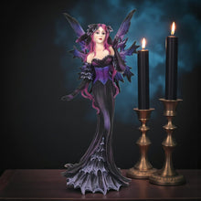 Load image into Gallery viewer, Gothic Fairy Figurine Purple Dark Fantasy Angel Statue Collectible Ornament Art