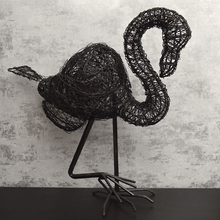 Load image into Gallery viewer, Abstract Wire Metal Flamingo Garden Ornaments Lawn Decor Country Home-OsirisTradingUK