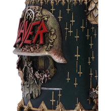 Laden Sie das Bild in den Galerie-Viewer, Official Slayer Skull Tankard | Eagle Helmet Logo Mug | Heavy Metal Collectible 16.5cm