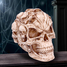Laden Sie das Bild in den Galerie-Viewer, Gothic Skull of Skulls Ornament James Ryman Halloween Skeleton Horror Statue