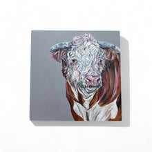 Load image into Gallery viewer, LOAD OF BULL Ceramic Art Tile by Sam Fenner 20X20 cm - Ready to Hang, Comes with Gift Box